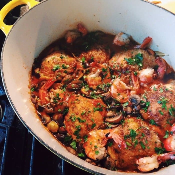 Chicken Marengo - recipe photo